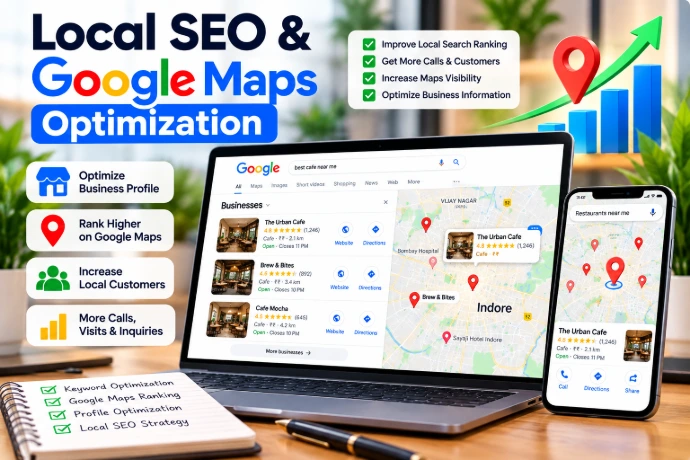 Local SEO and Google Maps optimization for improving local business visibility